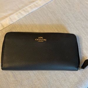 Coach zip around wallet.